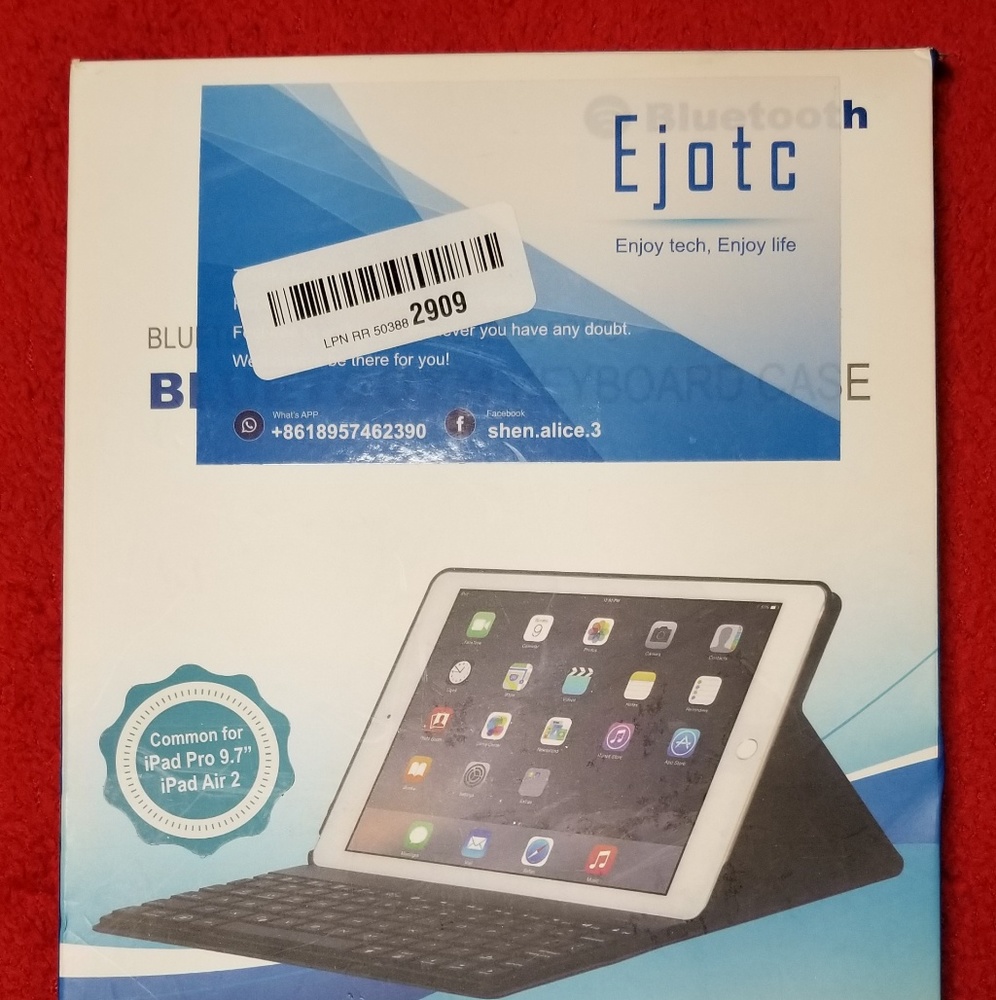 Bluetooth ipad case